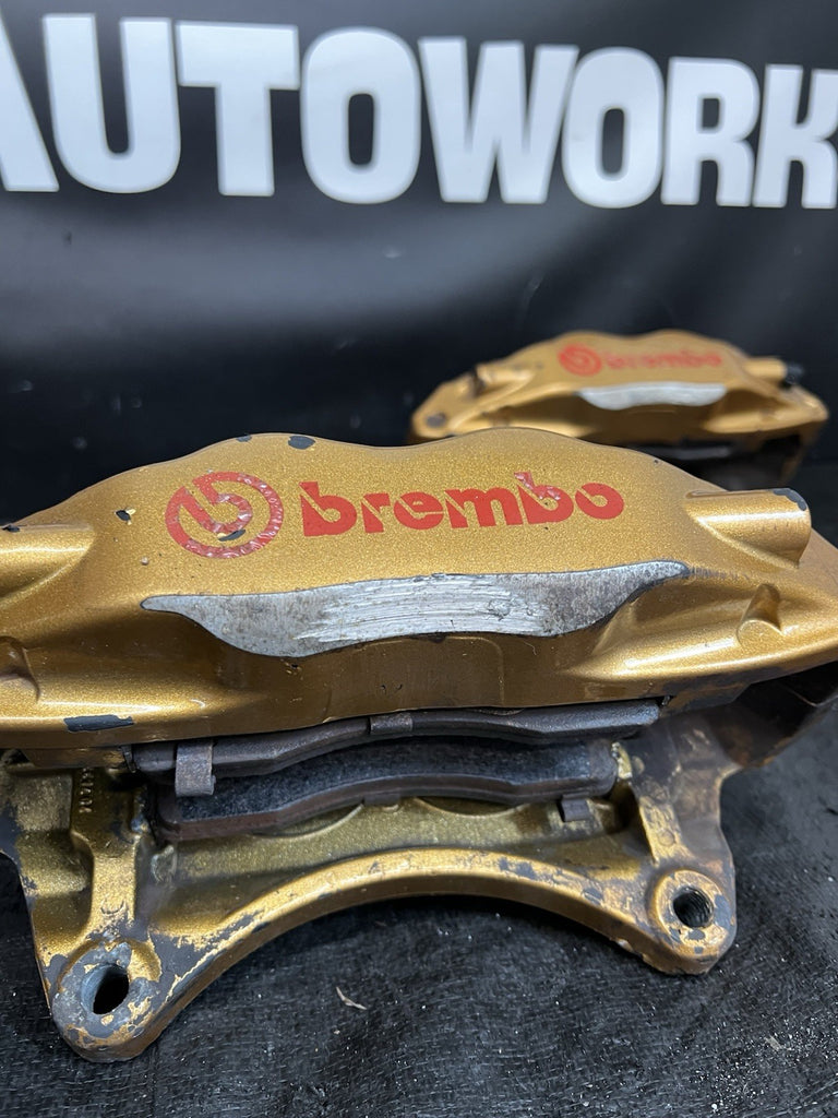 2004-2007 Subaru WRX STI Front Caliper Set Brembo Brembos Calipers #521289
