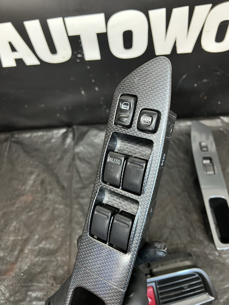 2004 Subaru WRX STI SPT Carbon Fiber Interior Trim Bezel Set OEM