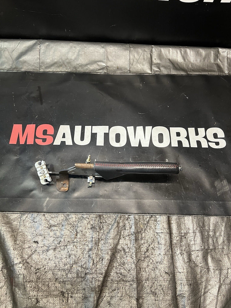 2004 Subaru Impreza WRX STi Ebrake Handle Red Stitched #522560