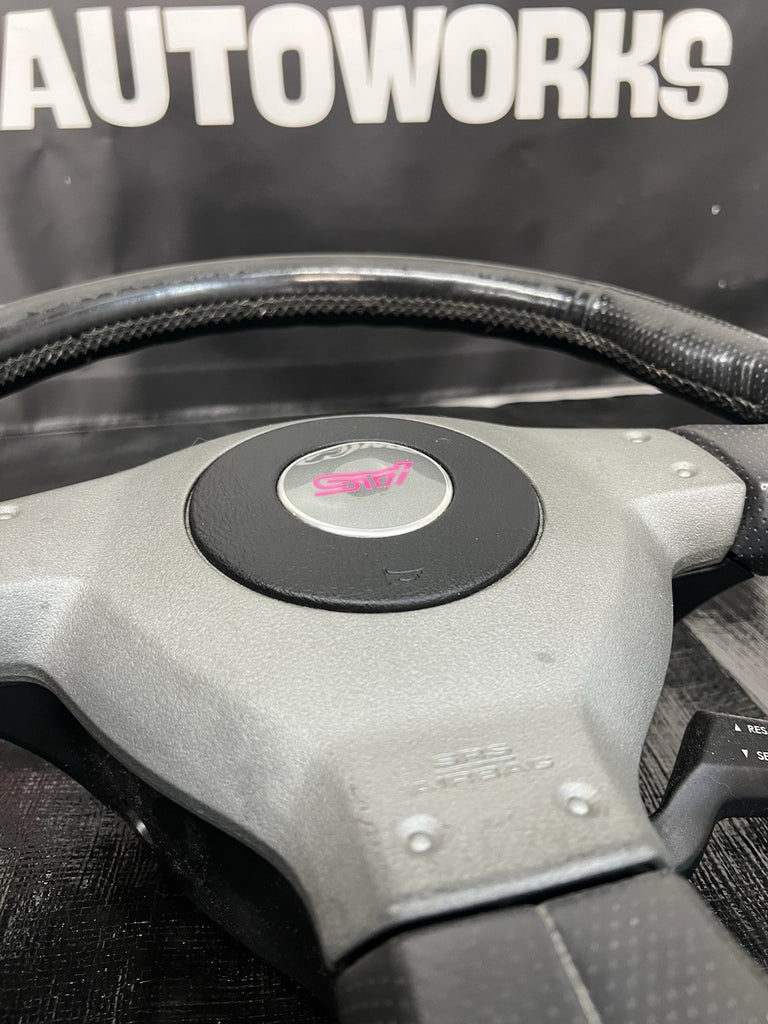 2004 Subaru Impreza WRX STI Steering Wheel #516938