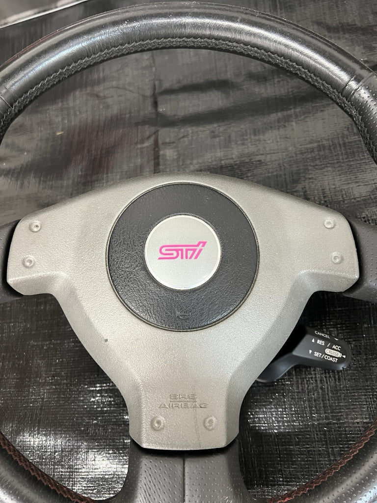 2004 Subaru Impreza WRX STI Steering Wheel #511324