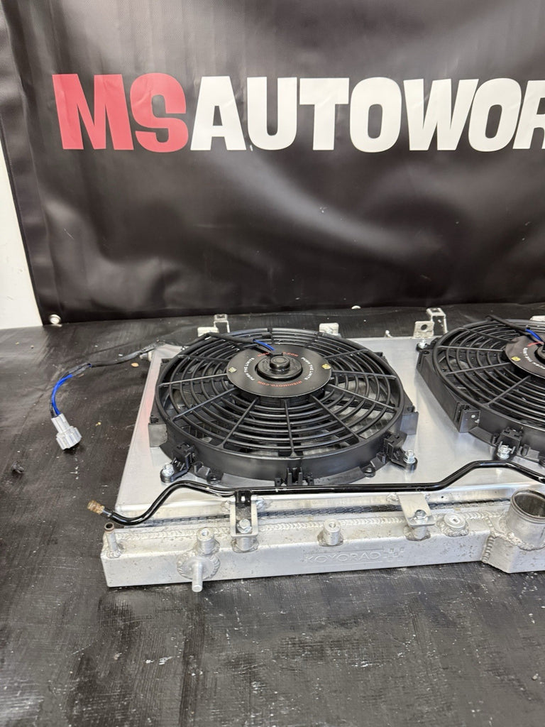 2002-2007 Subaru WRX STi Koyorad Radiator with Mishimoto Fans #525182