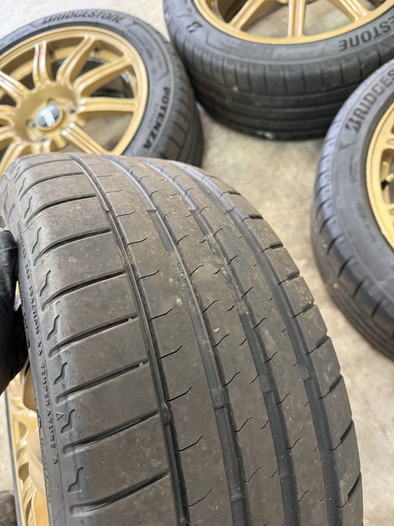 2004 Subaru WRX STi 5x100 BBS OEM Forged Wheels & Tires