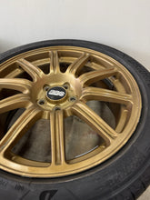 Load image into Gallery viewer, 2004 Subaru WRX STi 5x100 BBS OEM Forged Wheels &amp; Tires