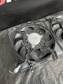 2008-2014 SUBARU WRX STI RADIATOR COOLING FANS ASSEMBLY SET LH/RH OEM #525671