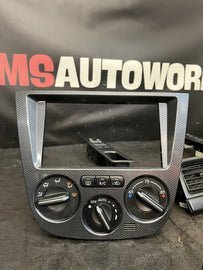 2004 Subaru WRX STI SPT Carbon Fiber Interior Trim Bezel Set OEM