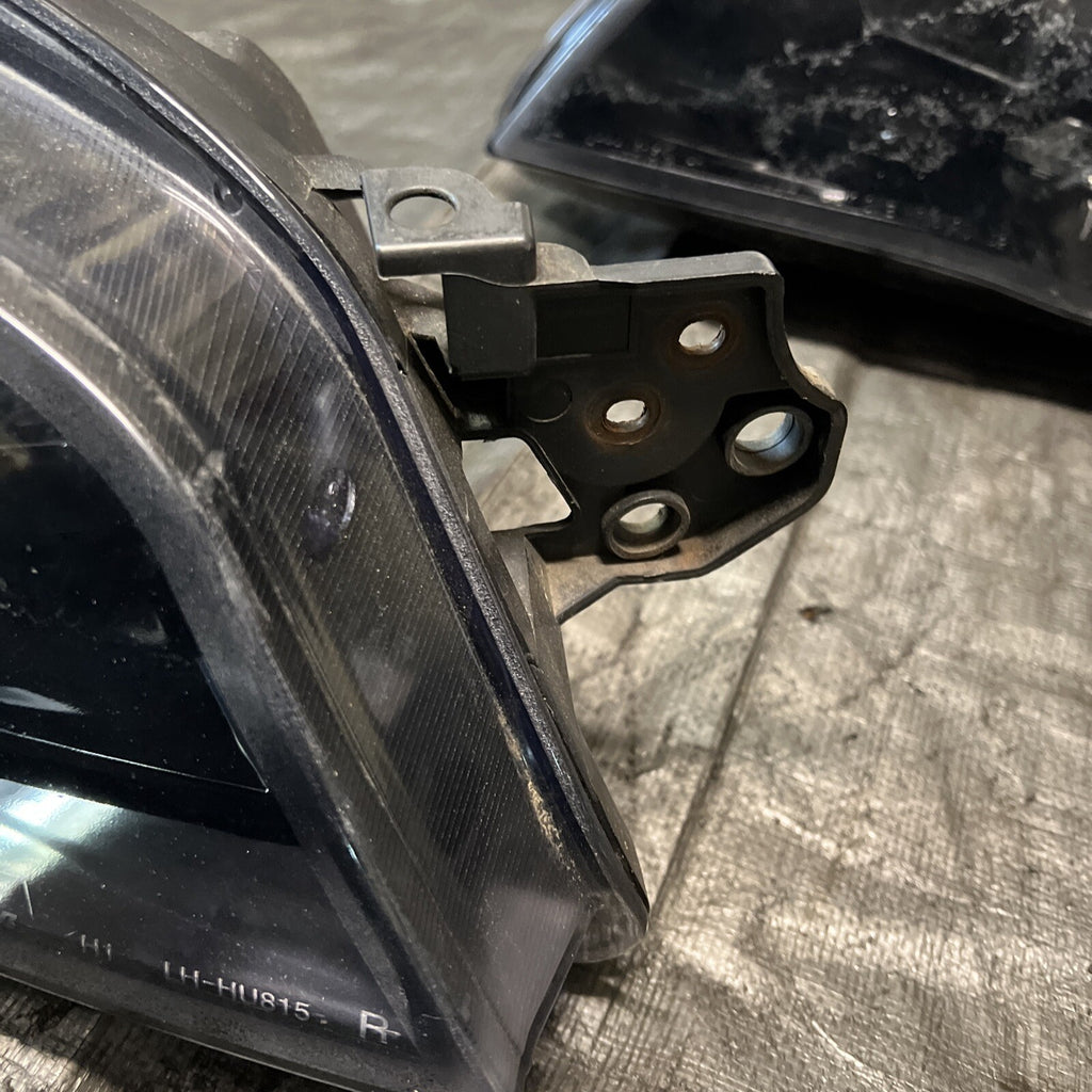 2006-2007 Subaru Impreza WRX STi Headlights W/Led Strip Black Housings #519516