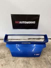 2002-2007 SUBARU IMPREZA WRX STI OEM TRUNK WING SPOILER GD WRB WORLD RALLY BLUE