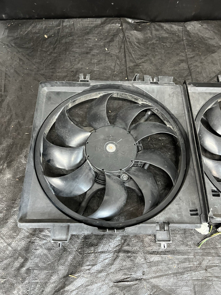 2008-2014 SUBARU WRX STI RADIATOR COOLING FANS ASSEMBLY SET LH/RH OEM #525671