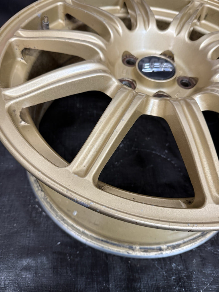2004 Subaru Impreza WRX STi Factory Gold BBS Wheel 5x100 OEM #5156371