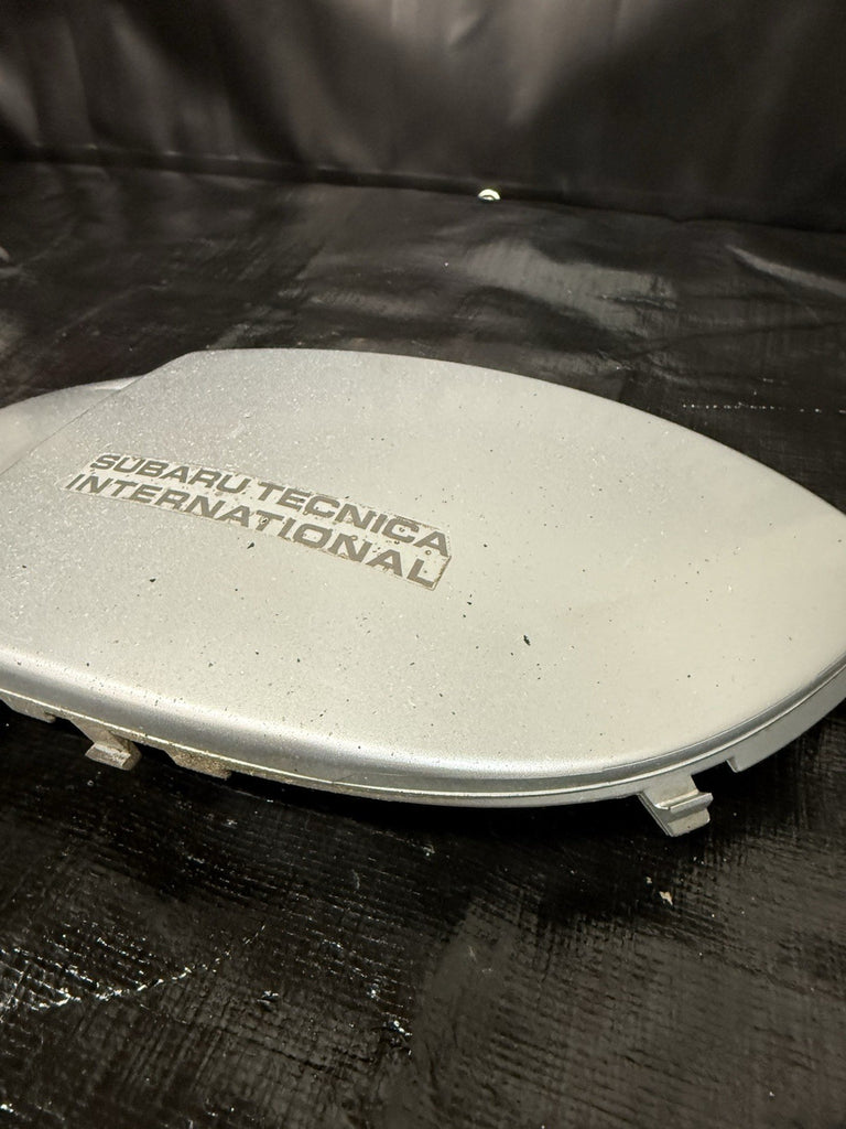 2004-2005 SUBARU WRX STI FOG LIGHT COVERS OEM PLATINUM SILVER METALLIC #524656