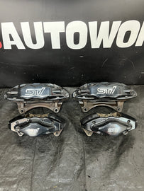 2008-2017 Subaru WRX STi EJ257 Front and Rear Brembos Caliper Set #525671
