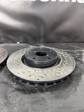 Load image into Gallery viewer, 2005-2017 Subaru WRX STi DBA Front Drilled &amp; Slotted Brake Rotors Set 5x114.3