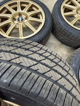 Load image into Gallery viewer, 2006-2007 Subaru WRX STi BBS Forged 17&quot; 5x114.3 Wheel Set Rim 17x8 #525182