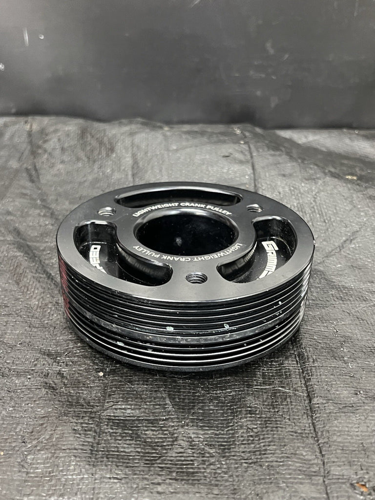 GrimmSpeed Lightweight Crank Pulley for 2004-2021 Subaru WRX STi / 2002-2014 WRX