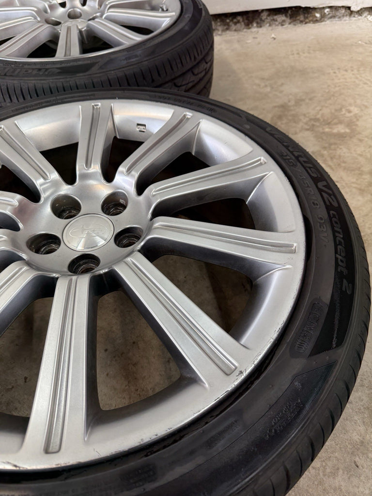 JDM Subaru Forester SG9 STi 5x100 Aluminum Wheels With Hankook Tires