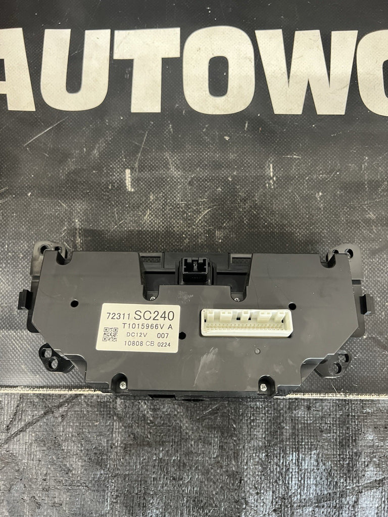 2011-2014 Subaru WRX STI Climate Control Assembly 72311SC240 Factory OEM #525671