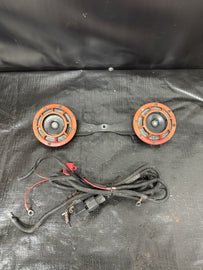 2002-2007 Subaru WRX STI Red Hella Horns with Harness & Bracket #500989