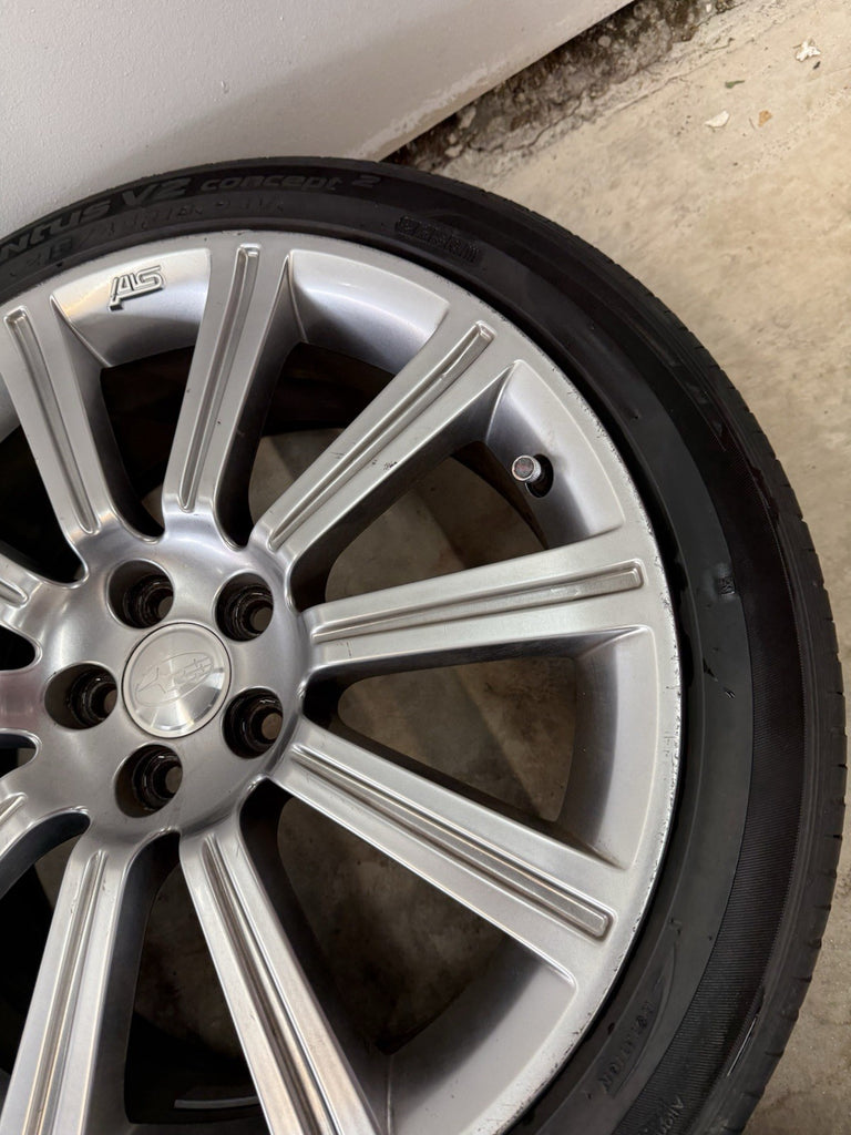 JDM Subaru Forester SG9 STi 5x100 Aluminum Wheels With Hankook Tires