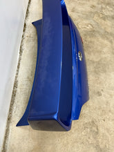 Load image into Gallery viewer, 2002-2007 SUBARU WRX STI OEM TRUNK &amp; SPOILER WRB WORLD RALLY BLUE #525182