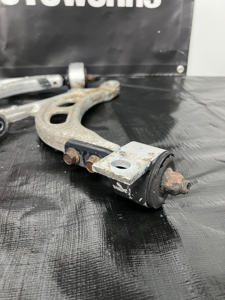 04-07 SUBARU WRX STI OEM FRONT LOWER ALUMINUM CONTROL ARMS PAIR #500989