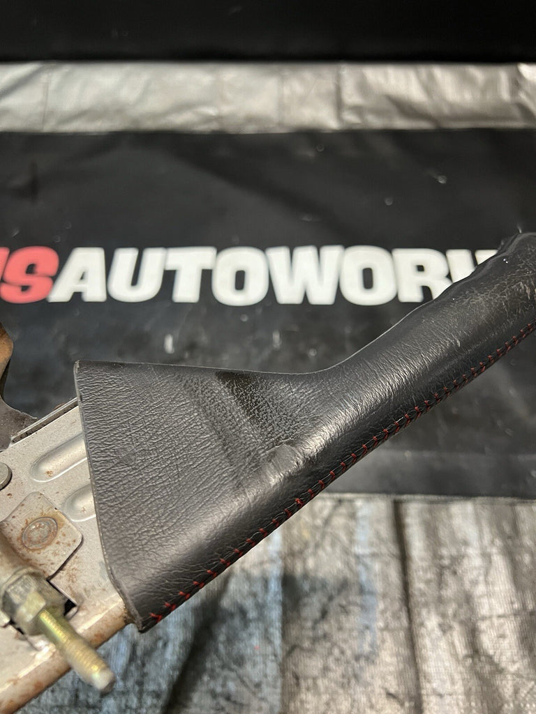 2004 Subaru Impreza WRX STi Ebrake Handle Red Stitched #522560