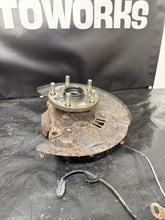 Load image into Gallery viewer, 2005-2007 SUBARU WRX STI FRONT SPINDLES KNUCKLES HUBS PAIR 5x114.3 OEM #525182