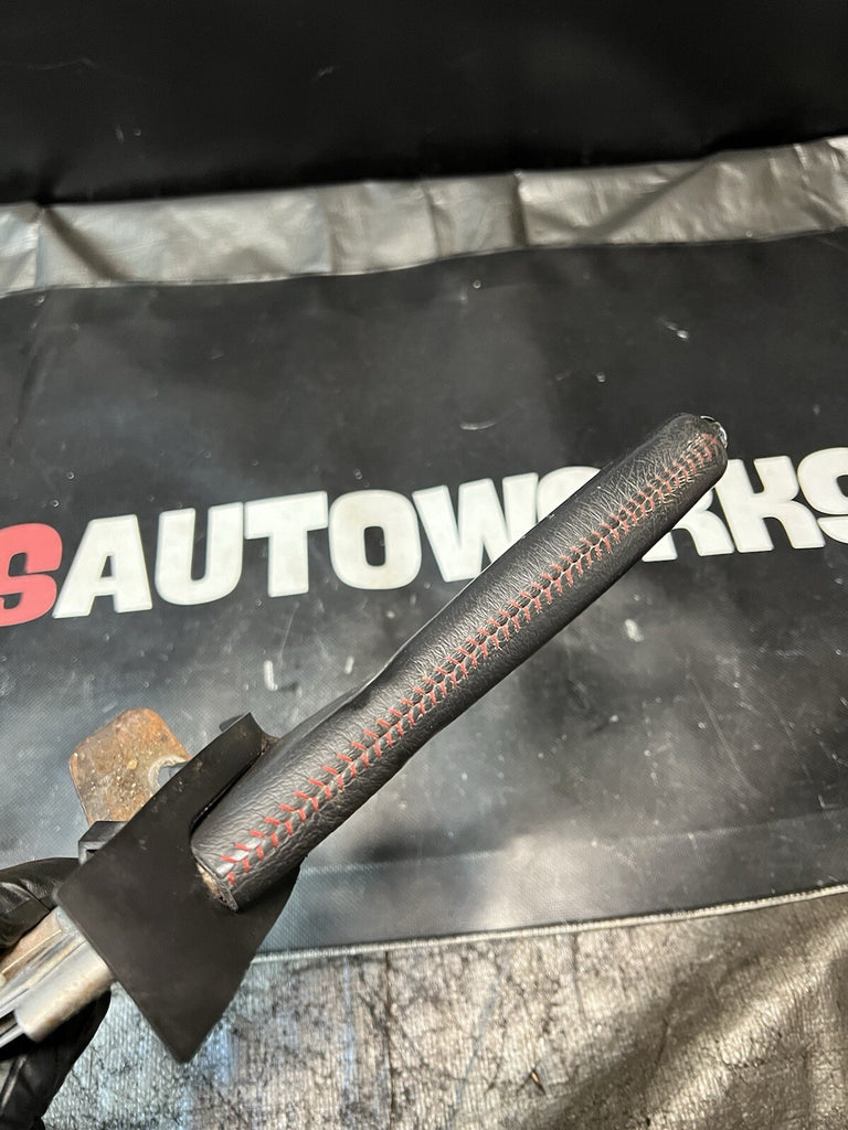 2004 Subaru Impreza WRX STi Ebrake Handle Red Stitched #516938