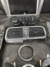 Load image into Gallery viewer, 2004 Subaru WRX STI SPT Carbon Fiber Interior Trim Bezel Set OEM INCOMPLETE
