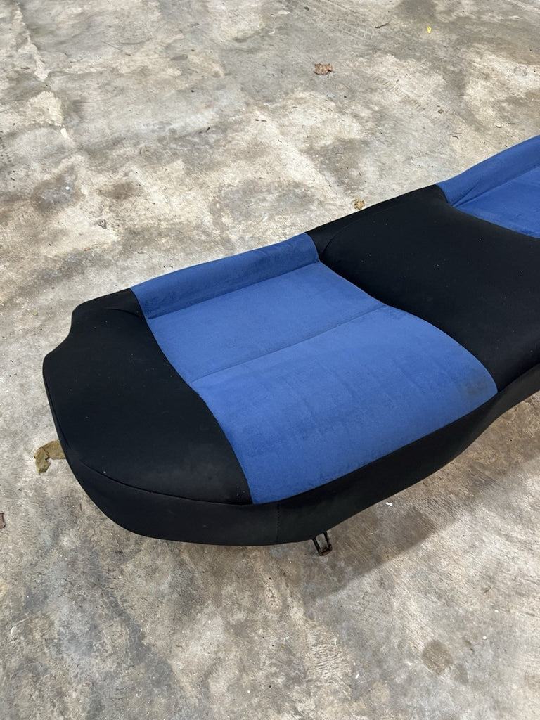 2004-2007 Subaru WRX STi Sedan Rear Lower Seat Blue Cloth #518682