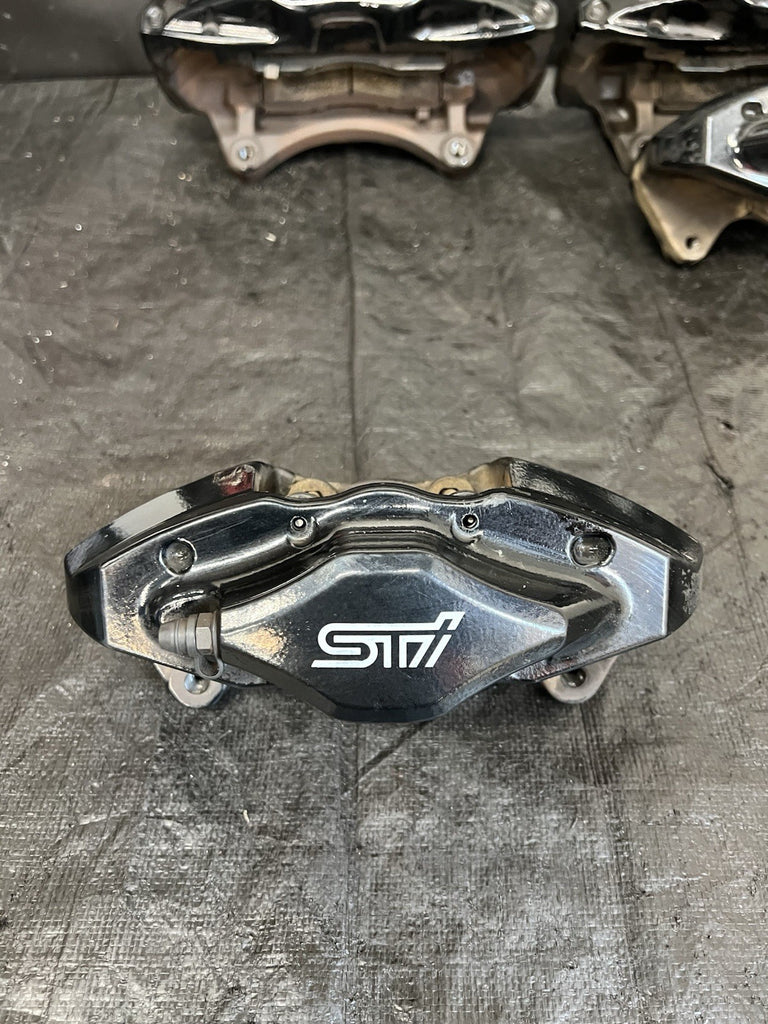 2008-2017 Subaru WRX STi EJ257 Front and Rear Brembos Caliper Set #525671