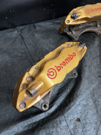 2004-2007 Subaru WRX STI Front Caliper Set Brembo Brembos Calipers #212661