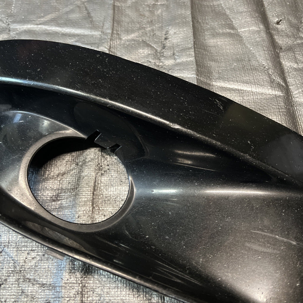 OEM 04-05 Subaru Impreza STi Fog Light Bezel Trim Pair Java Black USED #961