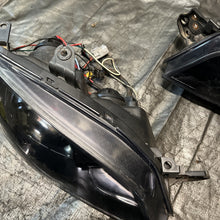 Load image into Gallery viewer, 2006-2007 Subaru Impreza WRX STi Headlights W/Led Strip Black Housings #519516
