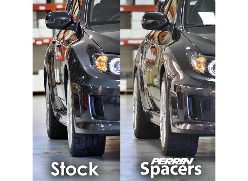 PERRIN Subaru/Toyota/Scion 15mm Wheel Spacers (Slip-On Style W/Studs) 5x114.3 &amp; 5x100 56mm CB -