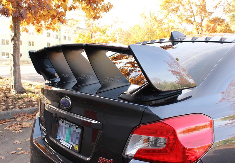 PERRIN 15-21 Subaru STI Wing Stabilizer - Black